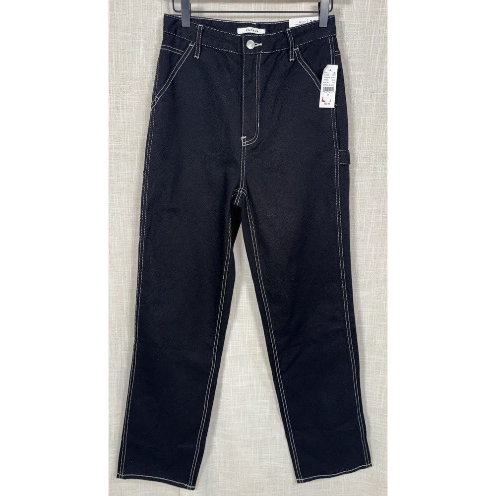 NWT Y2K Pacsun 90s BF Carpenter Jeans Grunge Retro Streetwear Sz 27 28x32 Cotton